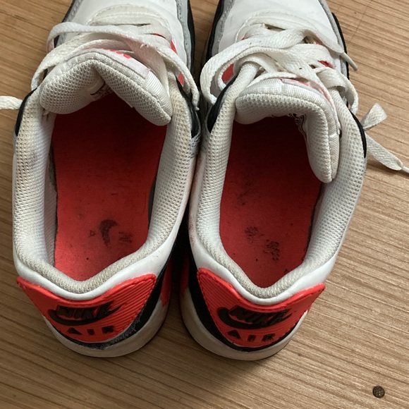 Nike Air Max Sneakers in White, Black, and Red - Picture 11 of 11